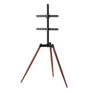 TV Stand 32-65 inch LED LCD Screen Wooden Tripod Easel Height Adjustable