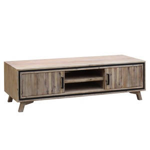 Seashore TV Cabinet Silver Brush