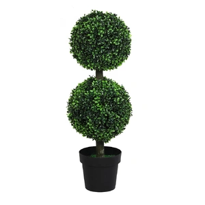 Artificial Double Ball Boxwood Trees