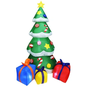 Samland 210CM INFLATABLE CHRISTMAS TREE WITH LED LIGHT