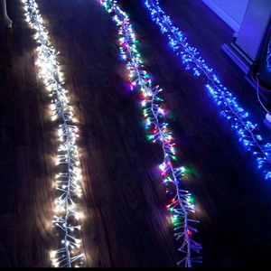 Samland LED Firecracker Effect Fairy Icicle Chaser Light for Christmas Decoration in Multi