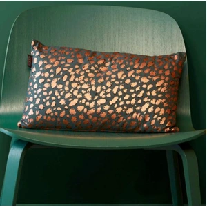Felidea Cotton Green Cushion by Bedding House