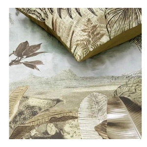 Banda Cotton Percale Green Quilt Cover Sets by Bedding House King