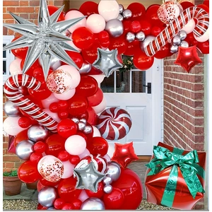 Christmas Balloon Arch Kit – Latex & Foil Balloons
