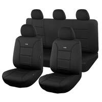 Seat Covers for FORD RANGER PXII SERIES 16/2015 - ON DUAL CAB FR BLACK SHARKSKIN