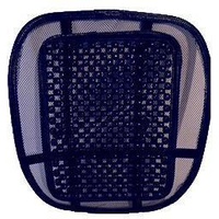 Universal Bs67 Black Mesh Back-Support With Plastic Spikes.