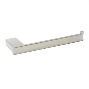 Mirror Chrome Stainless Steel Square Towel Rack Clothes Wall Mounted Holder Kit