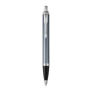 PARKER IM LtBl Grey Ball Pen Med Tip