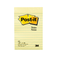 POST-IT 660 Yellow 98X149 Box of 12