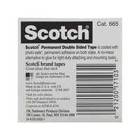 SCOTCH D-S Tape 665 12mm Box of 12