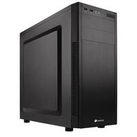 CORSAIR 100R Silent, mATX, Mini-ITX, ATX Mid-Tower Case Black 7x PCI Slots, Office, Business, Gaming