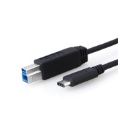 8WARE USB 3.1 Cable 1m Type-C to B Male to Male Black 10Gbps