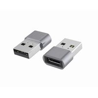 ASTROTEK Type C Female to USB 2.0 Male OTG Adapter 480Mhz For Laptop, Wall Chargers,Phone Sliver 1 Yr
