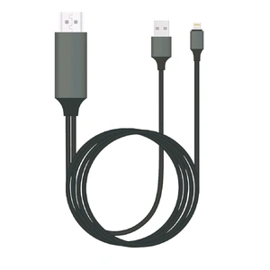 8WARE Generic Plug & Play Apple Compatible Pin to HDMI 2m Cable for iPhone & iPad