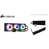 CORSAIR H170i Elite CAPELLIX 420mm Radiator, 3x ML140 RGB Fans, Ultra Bright RGB, Commander Pro controller. ICUE, Liquid Cooling