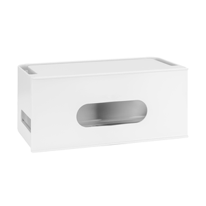 BRATECK Cable Management Box Material: ABS Dimensions 28.2x14x12.8cm -White