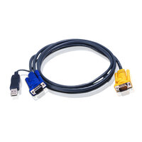 KVM Cable 1.8m with 3 in 1 SPHD to VGA & USB
