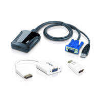 Laptop USB KVM Console Crash Cart Adapter IT Kit CV211