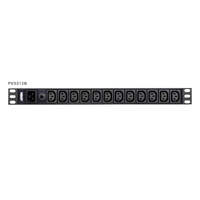 12-Port 15A Power Distriubiton Unit - Basic PDU, 1U Rackmount Design 12x C13, Overload protection