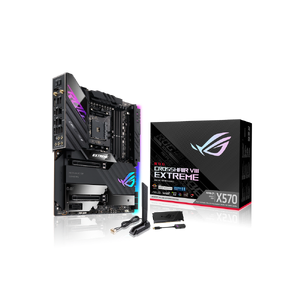 ASUS ROG CROSSHAIR VIII EXTREME AMD X570 EATX Gaming Motherboard, 5xM.2, USB3.2, WiFi 6, 10 Gb Ethernet, Intel 2.5Gb Ethernet, PCIe4.0, RGB