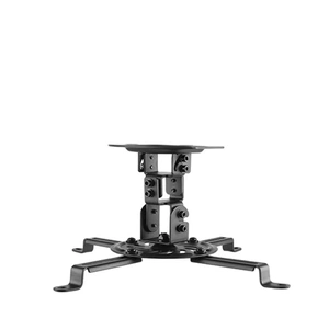 BRATECK Universal Ceiling Mount in Black Fit most Projectors Up to 13.5kg
