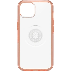 OTTERBOX Apple iPhone 13 Otter + Pop Symmetry Series Clear Case - Melondramatic (Clear/Orange) (77-85392), Swappable PopTop