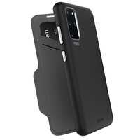 FORCE TECHNOLOGY Monaco Wallet 5G Case for Samsung Galaxy S20+ - Black EFCFLSG262BSG, 6m Military Standard Drop Tested, Convenient card/cash pockets,