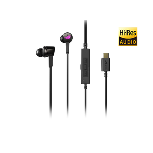 ASUS ROG CETRA RGB In-ear Gaming Headphones with Microphone, Active Noise Cancellation USB-C, PC, MAC, Mobile and Nintendo Switch