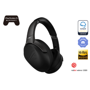 ASUS ROG STRIX GO BLUETOOTH Wireless Gaming Headset, Qualcomm aptX Adaptive Audio Technology, Ai Noise Cancelling Mic, Low Latency Performance, PC PS5