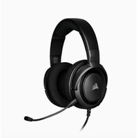 Corsair HS35 STEREO Gaming Headset Discord Certified, Clear Sound, and Plush Memory Foam, Carbon