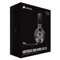 Corsair Virtuoso Wireless RGB SE Gunmetal 7.1 Headset. High Fidelity Ultra Comfort, supports USB and 3.5mm Gaming Headset