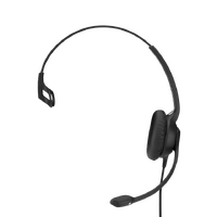 Sennheiser SC230 Wide Band Monaural headset with Noise Cancelling mic - high impedance for standard phones, Easy D - Requires Easy Disconnect Cable
