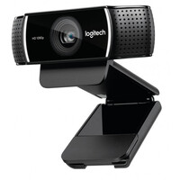 LOGITECH C922 Pro Stream Full HD Webcam 30fps at 1080p Autofocus Light Correction 2 Stereo Microphones 78Β° FoV 3mths XSplit License VILT-C920 960-001