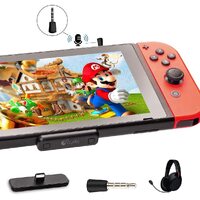 Bluetooth Adapter Route air Pro Support in-Game Voice Chat compatible with Nintendo Switch, Nintendo Switch Lite, PS4 and Laptops