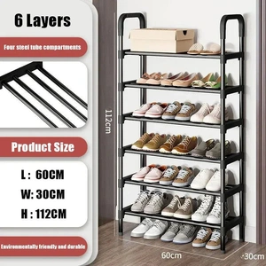 6-Layer Multi-Function Shoe Rack Space Saver