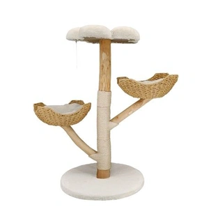 Cat Tree Tower Condo Scratcher Bed Sisal Plush Toy Ball