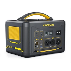 1000W 1408Wh Solar Generator 10A Black Portable Power Station