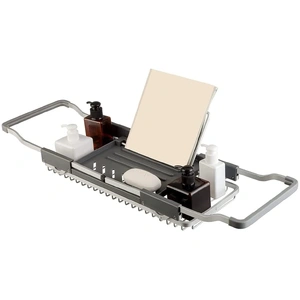 Aluminum Extendable Bathtub Caddy Tray for Bathroom