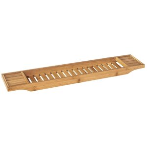 Bamboo Bath Caddy, Tray,Organiser Natural
