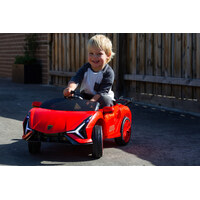 Ferrari Inspired 12V Ride-on Electric Car with Remote Control - Red