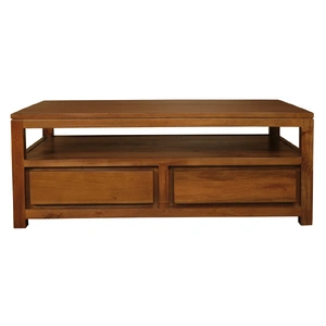 Amsterdam 4 Drawer Coffee Table (Light Pecan)