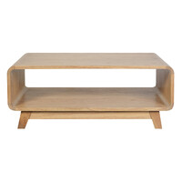 Providence Solid Mindi Timber Coffee Table (Natural)