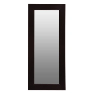 Toby Solid Mahogany Timber Standing Mirror (Chocolate)