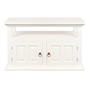 Tasmania 2 Door TV Stand (White)