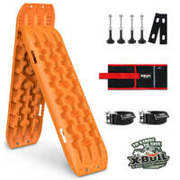 X-BULL 2PCS Recovery Tracks Snow Tracks Mud tracks 4WD With 4PC mounting bolts