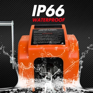 X-BULL 12V Electric Boat Winch 5000LBS Portable Wireless Remote Trailer Winch Steel Cable