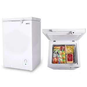 100L Portable Chest Freezer, 12V/24V/240V for Motorhome and Caravan, White