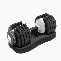 25kg Adjustable Dumbbell Weights Home Gym Fitness Hand