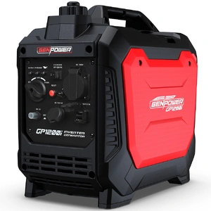 1.2kW Peak 1.0kW Inverter Generator, Portable Lightweight Camping