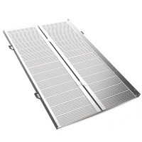 EQUIPMED 152cm Portable Folding Aluminium Access Ramp, 272kg Rated, for Wheelchair, Mobility Scooter, Rollator